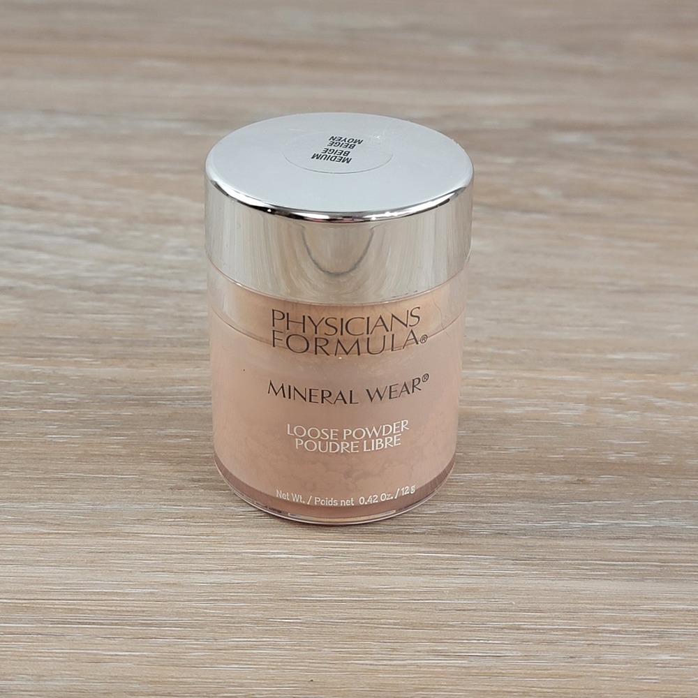 Physicians Formula Mineral Wear Loose Powder Medium Beige PF10950 0.42oz 12g